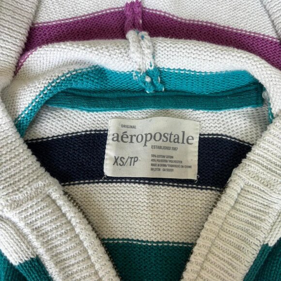 Adorable Striped Sweater-Jacket - Picture 2 of 2